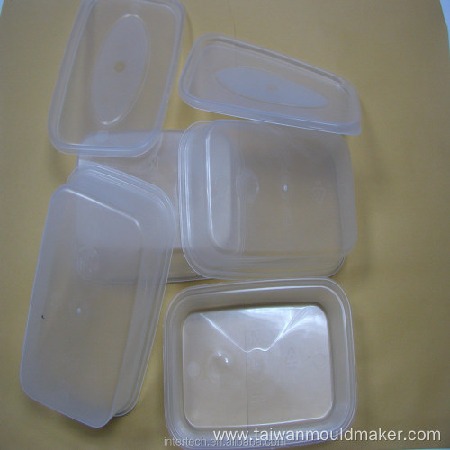 New design injection turnover box plastic crate mold